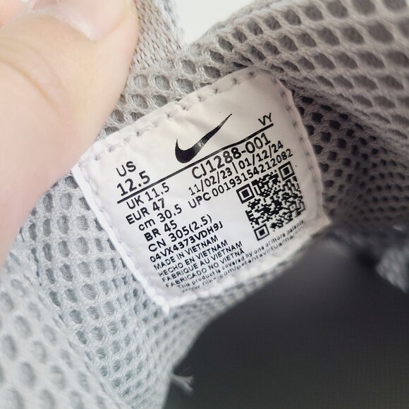NEW Nike Air Zoom Spiridon Cage 2 Shoes CJ1288-001 Size 12.5 Gray Silver
